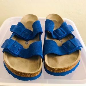 Birkenstock blue sandals size 38
